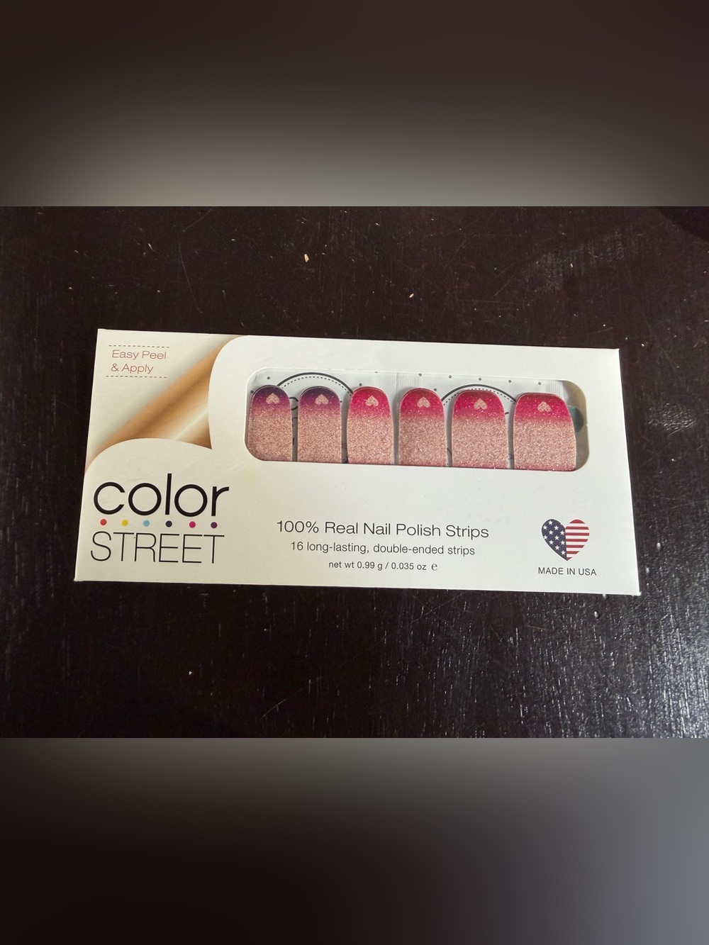 Color Street Work of Fine Heart Nail Polish Strips